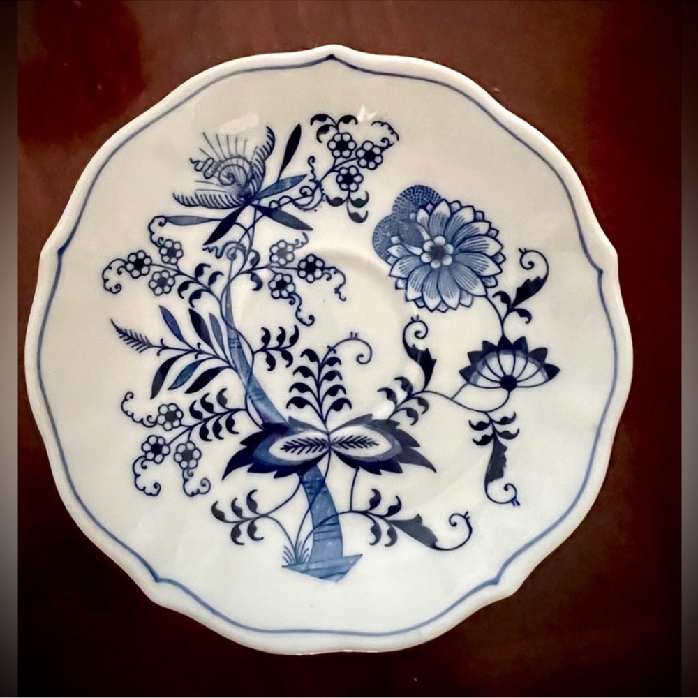 Vintage Blue Danube Tea Plates